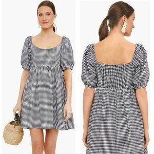 Tuckernuck Pomander Place Black Gingham Abigail Dress